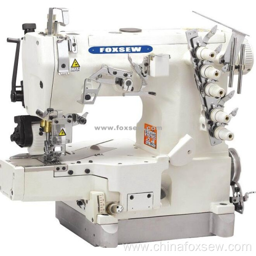 Cylinder Bed Interlock Sewing Machine with Rear Puller